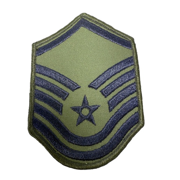 Military Rank Patches Air Force Sergeant E5 E6 Rank Insignia Lot of 3 - BN - Picture 3 of 7